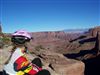 Enjoying view at the top of the Shaffer trail